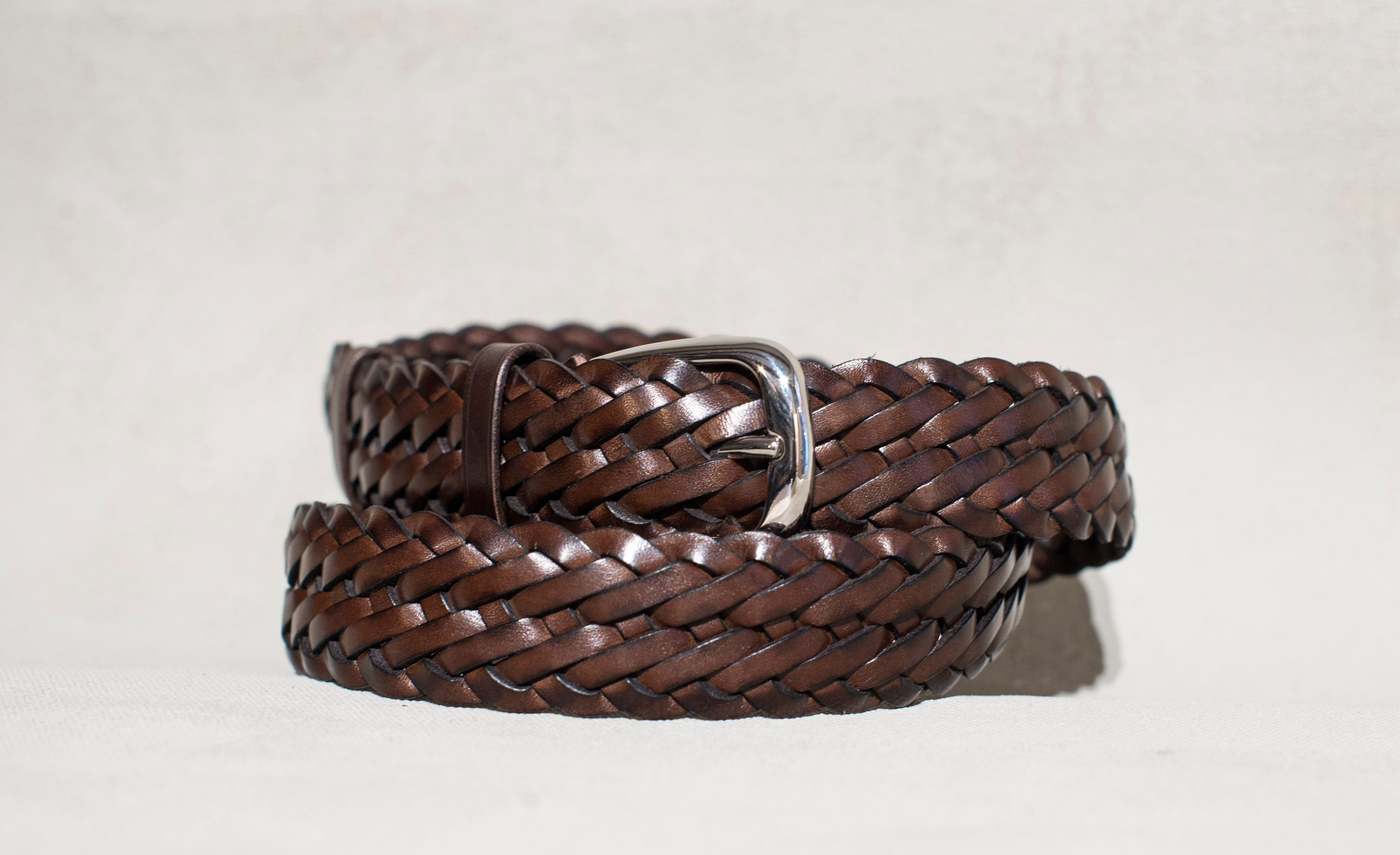 Flettet Bælte, Mørkebrunt