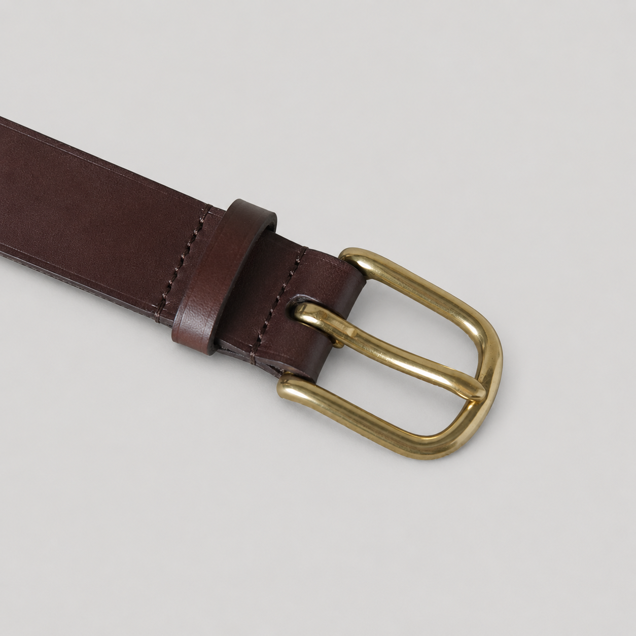 Harness Buckle, Dark Brown