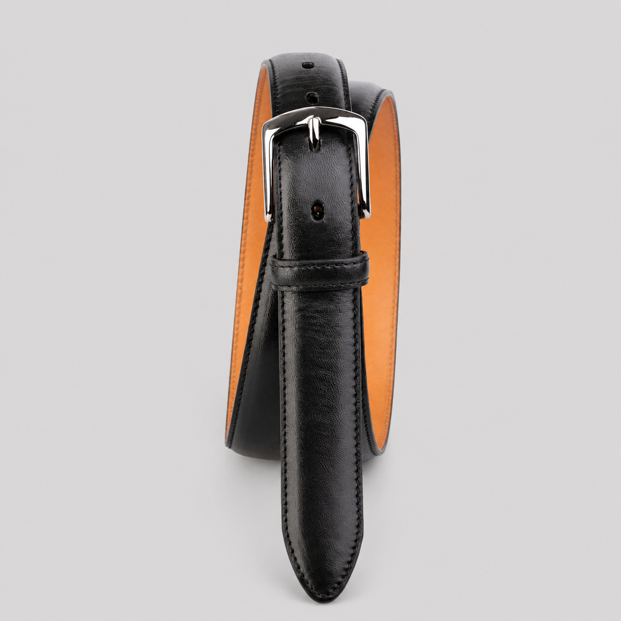 Layered Bremerholm Belt, Black
