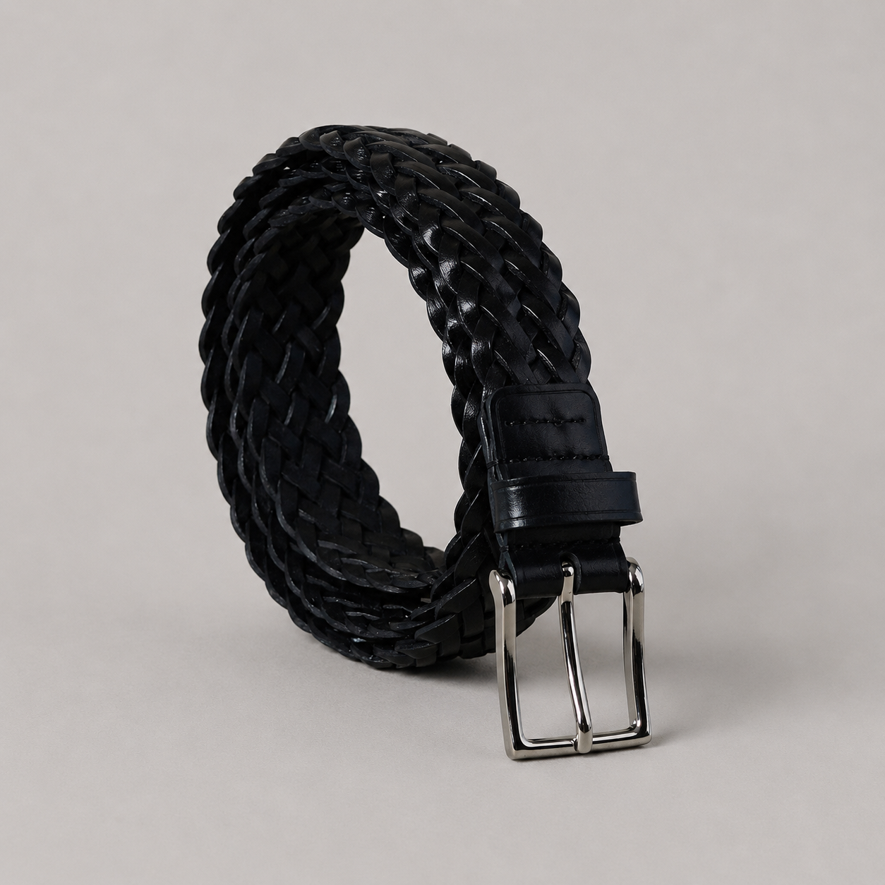 Braided Belt, Black