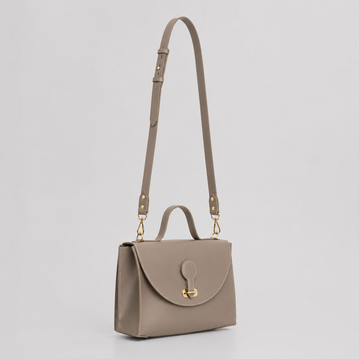 Large Arch Bag, Stone