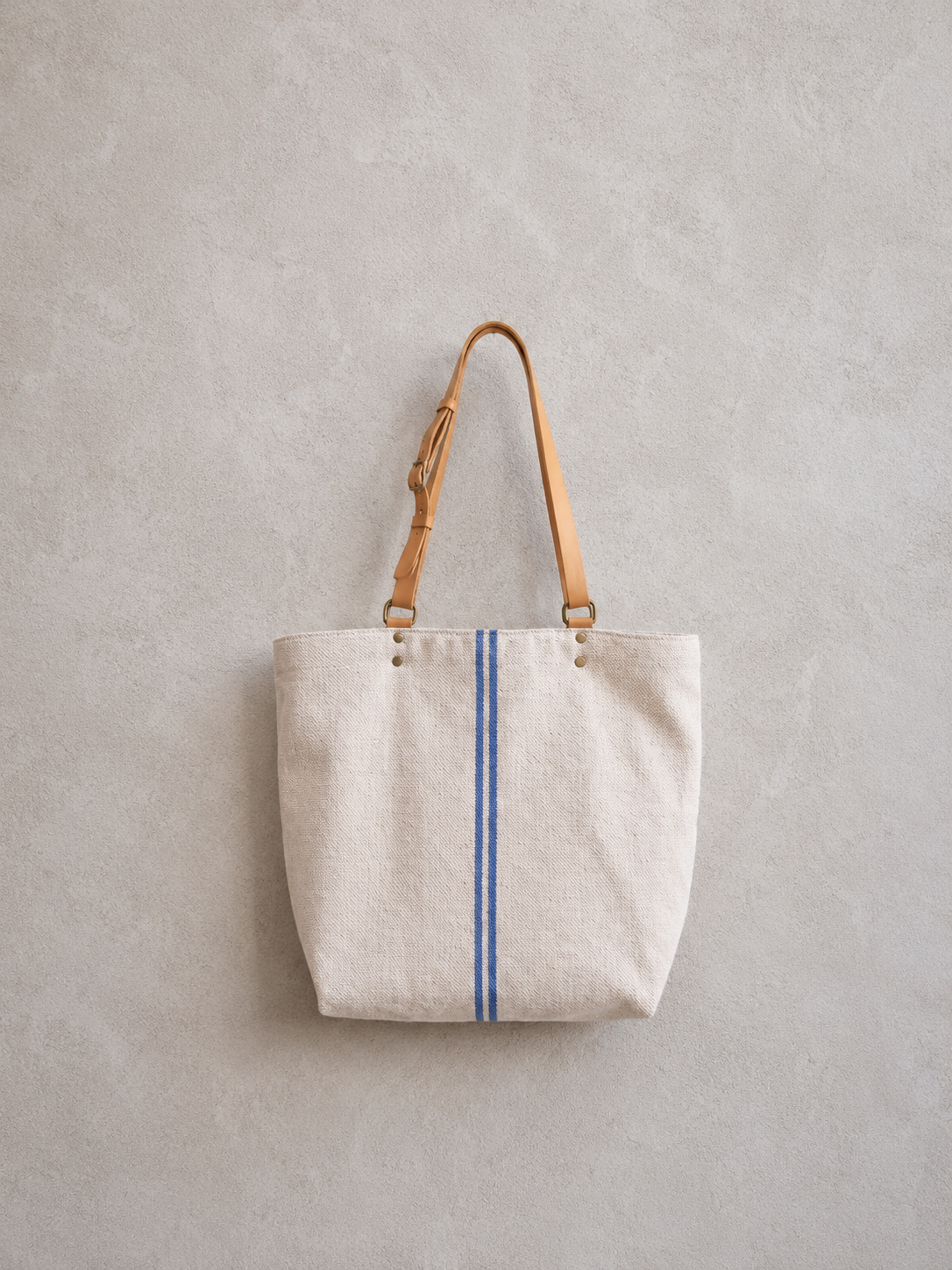 Copenhagen Tote in Mill Stripe