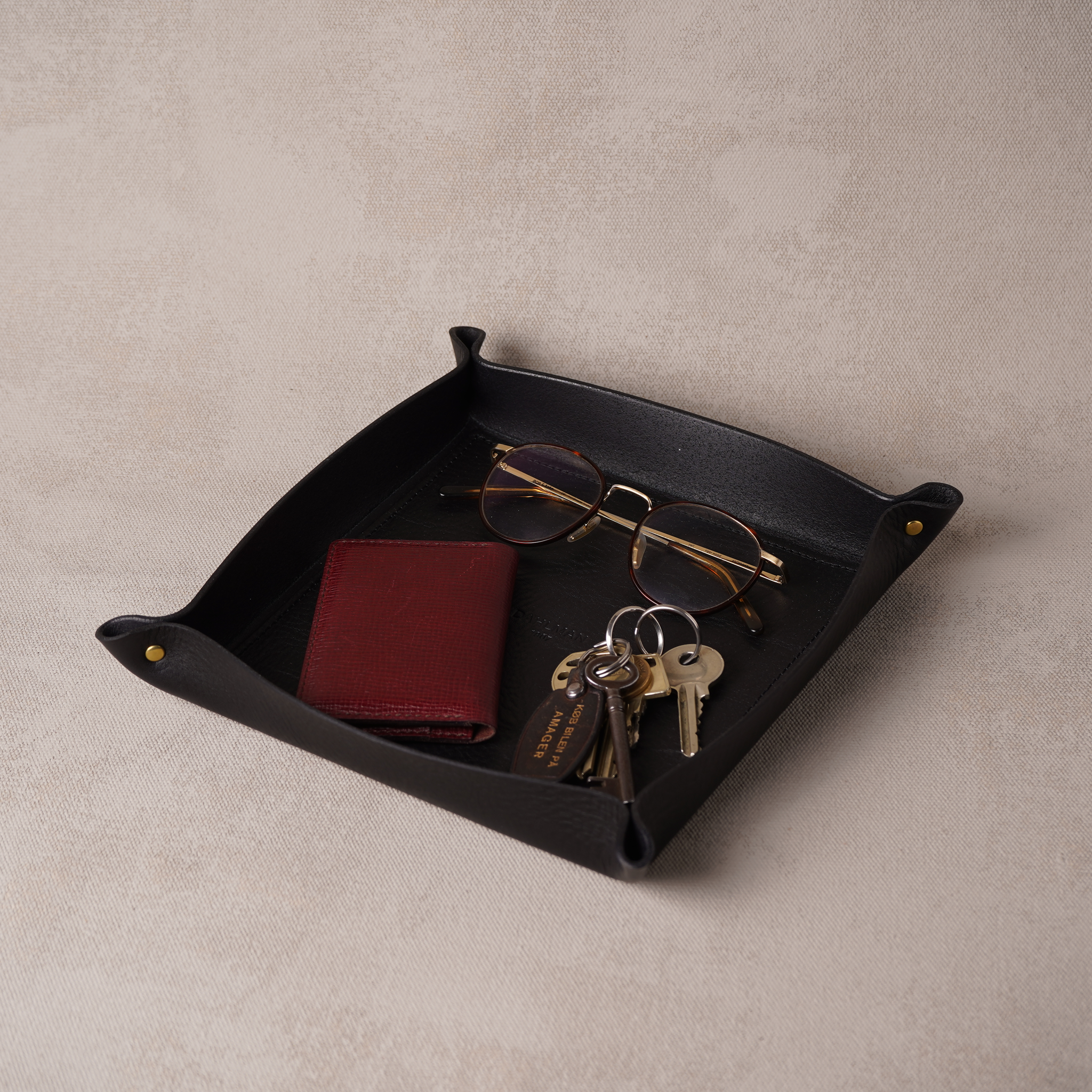 Large Valet Tray, Black