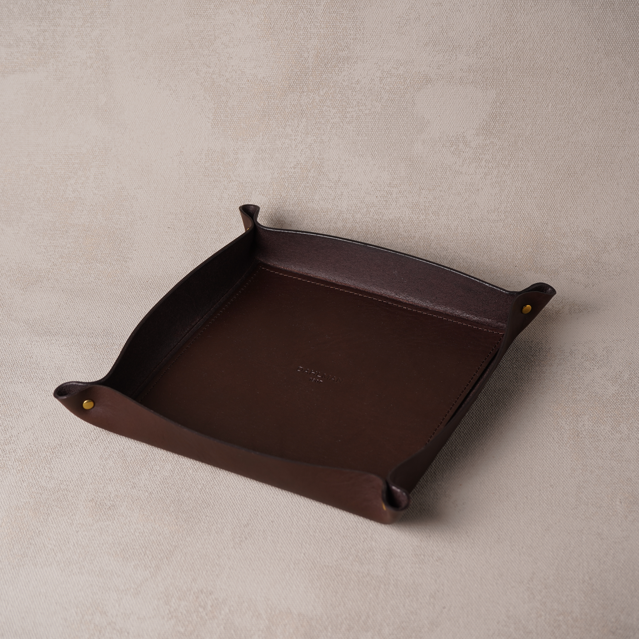 Large Valet Tray, Dark Brown