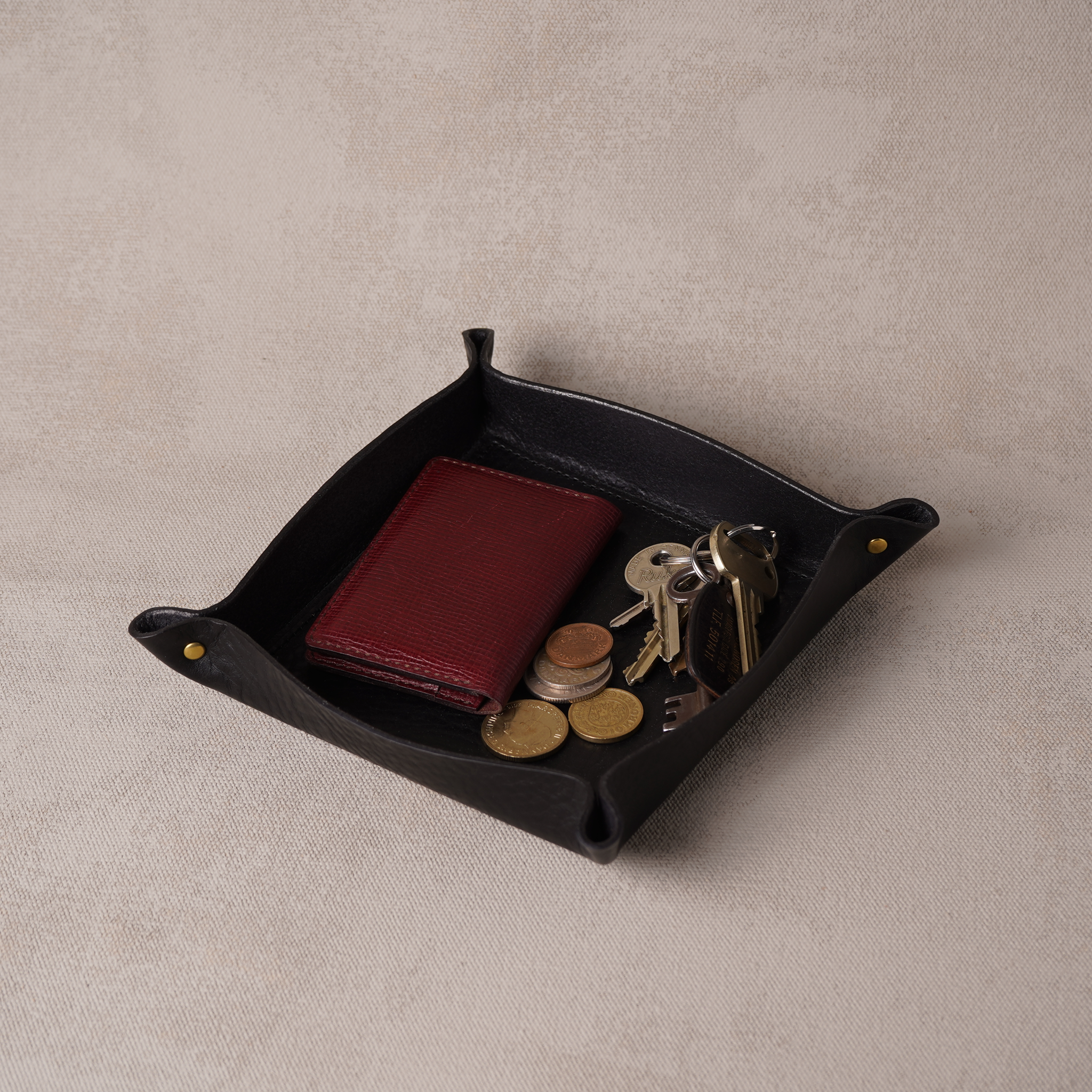 Small Valet Tray, Black