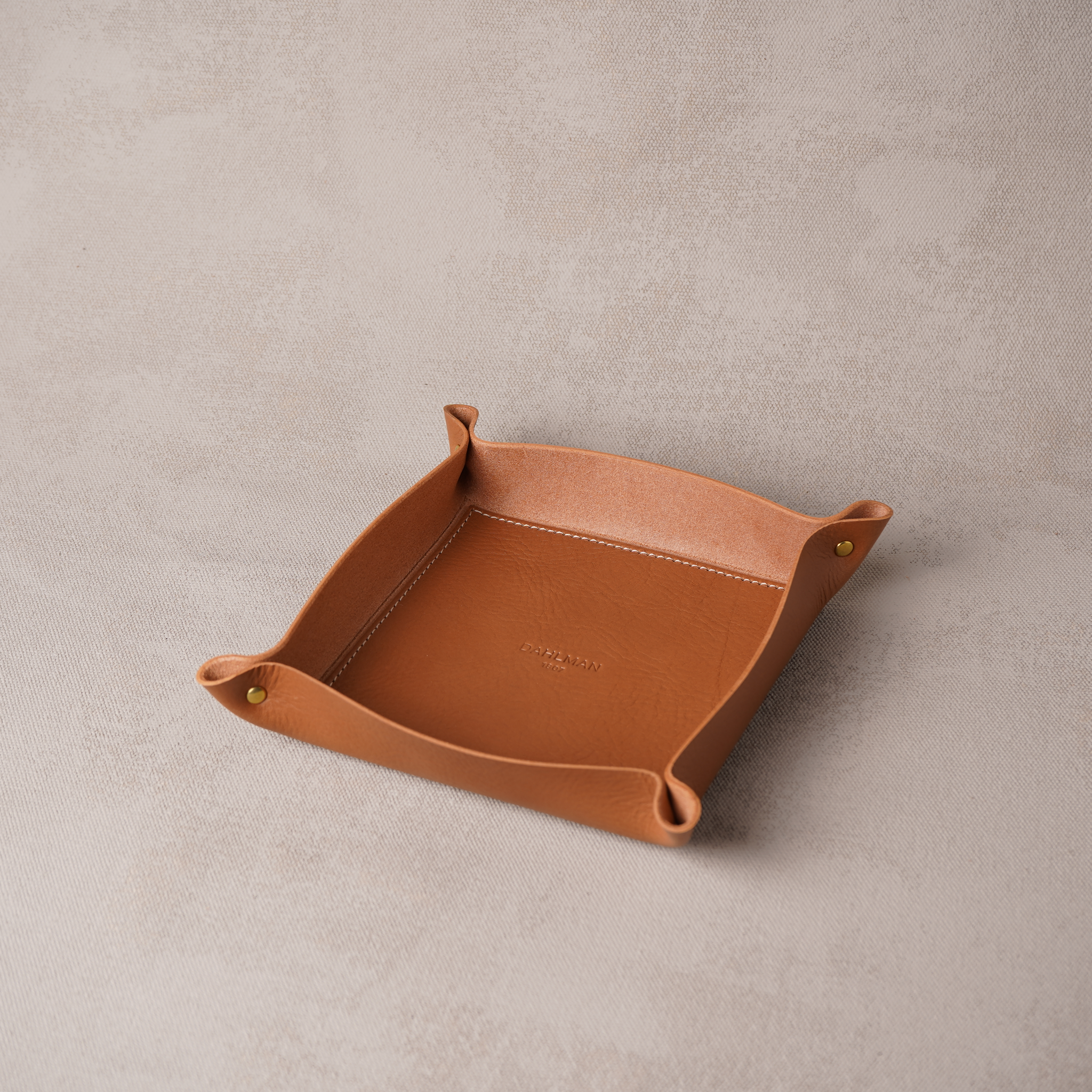 Small Valet Tray, Cognac