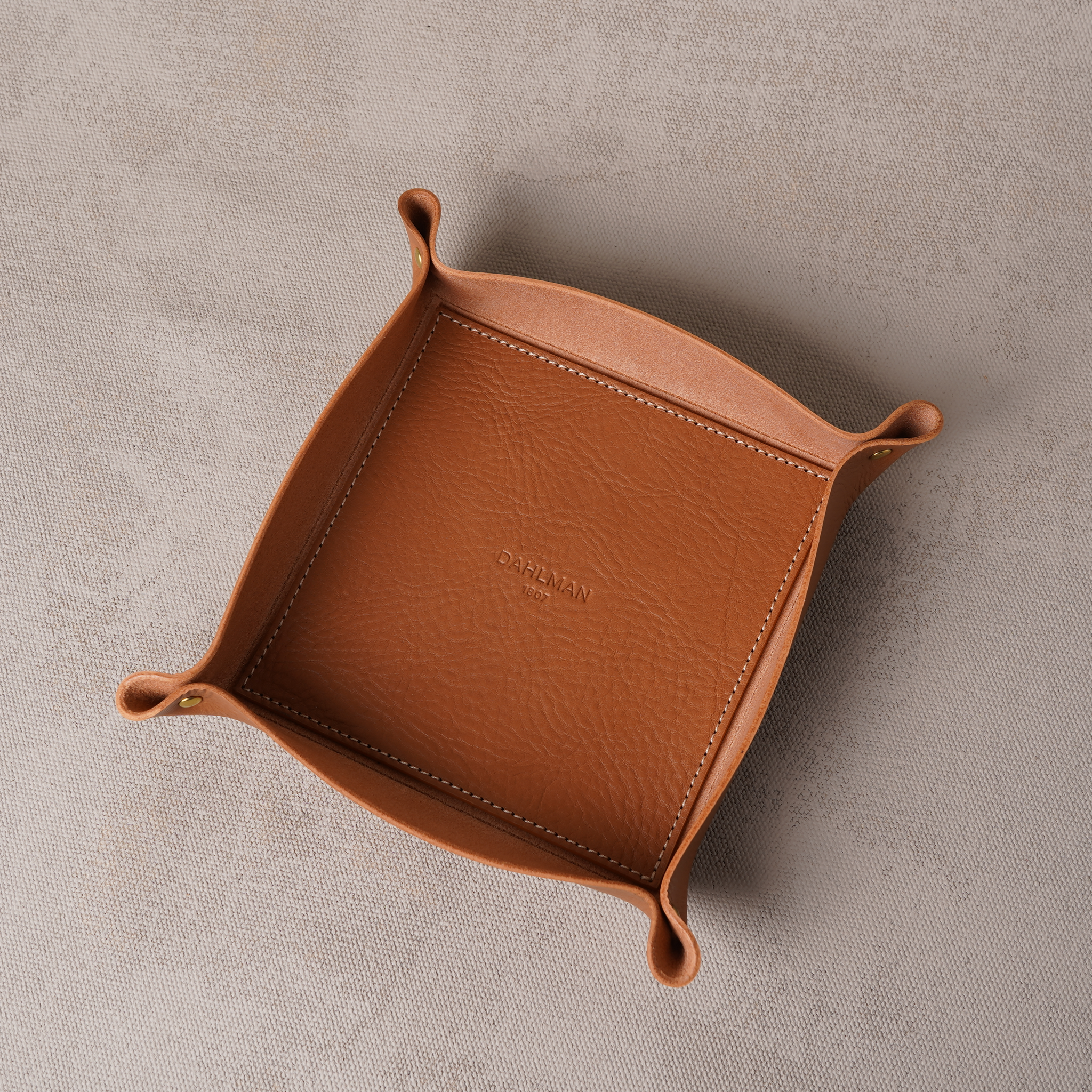 Small Valet Tray, Cognac