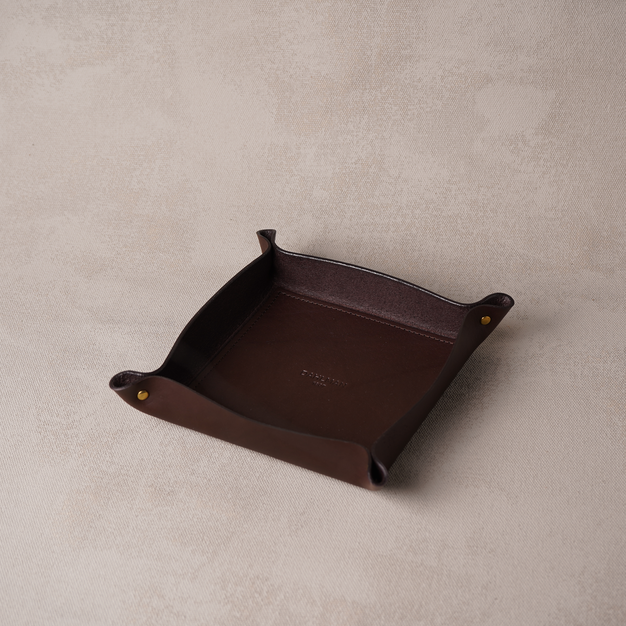 Small Valet Tray, Dark Brown