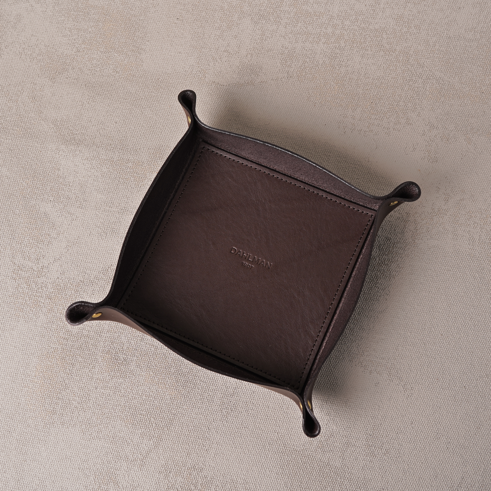 Small Valet Tray, Dark Brown