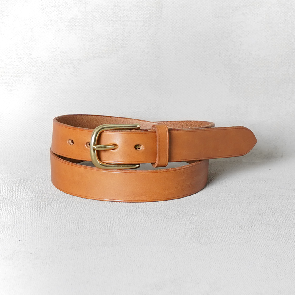 Harness buckle, Fullgrain Belt, Cognac