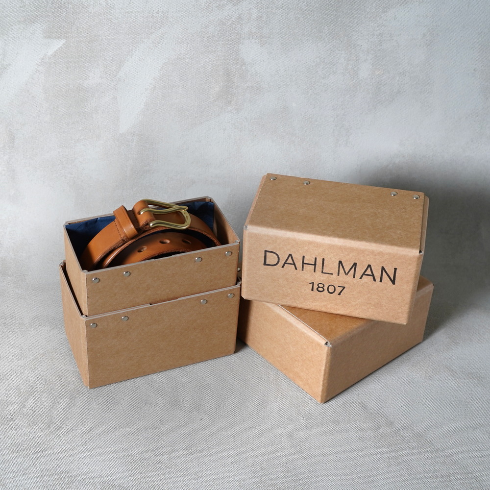 Harness buckle, Fullgrain Belt, Cognac