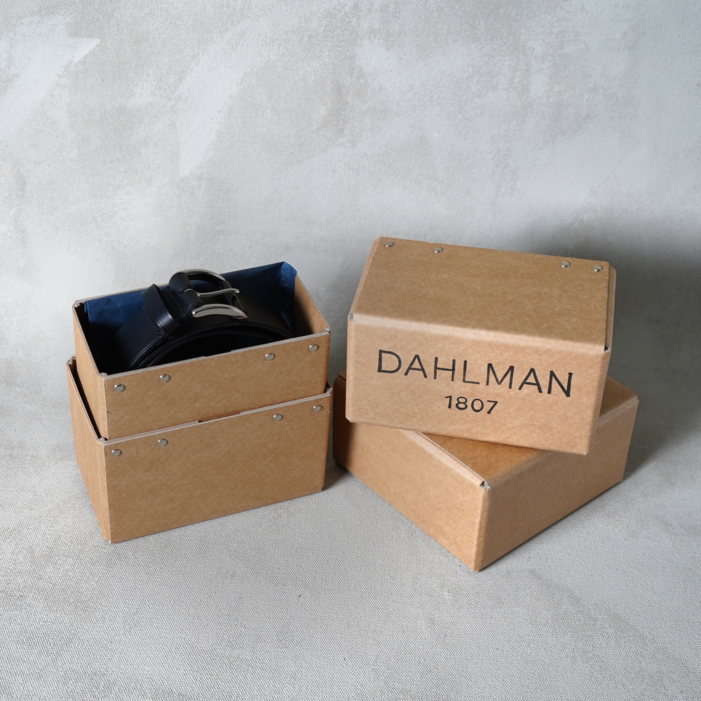 Tolbod Buckle, Fullgrain Belt, Black