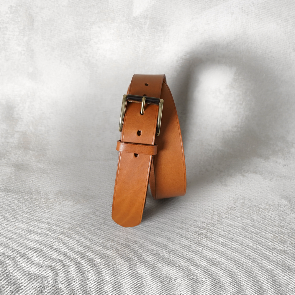 Tolbod Buckle, Fullgrain Belt, Cognac