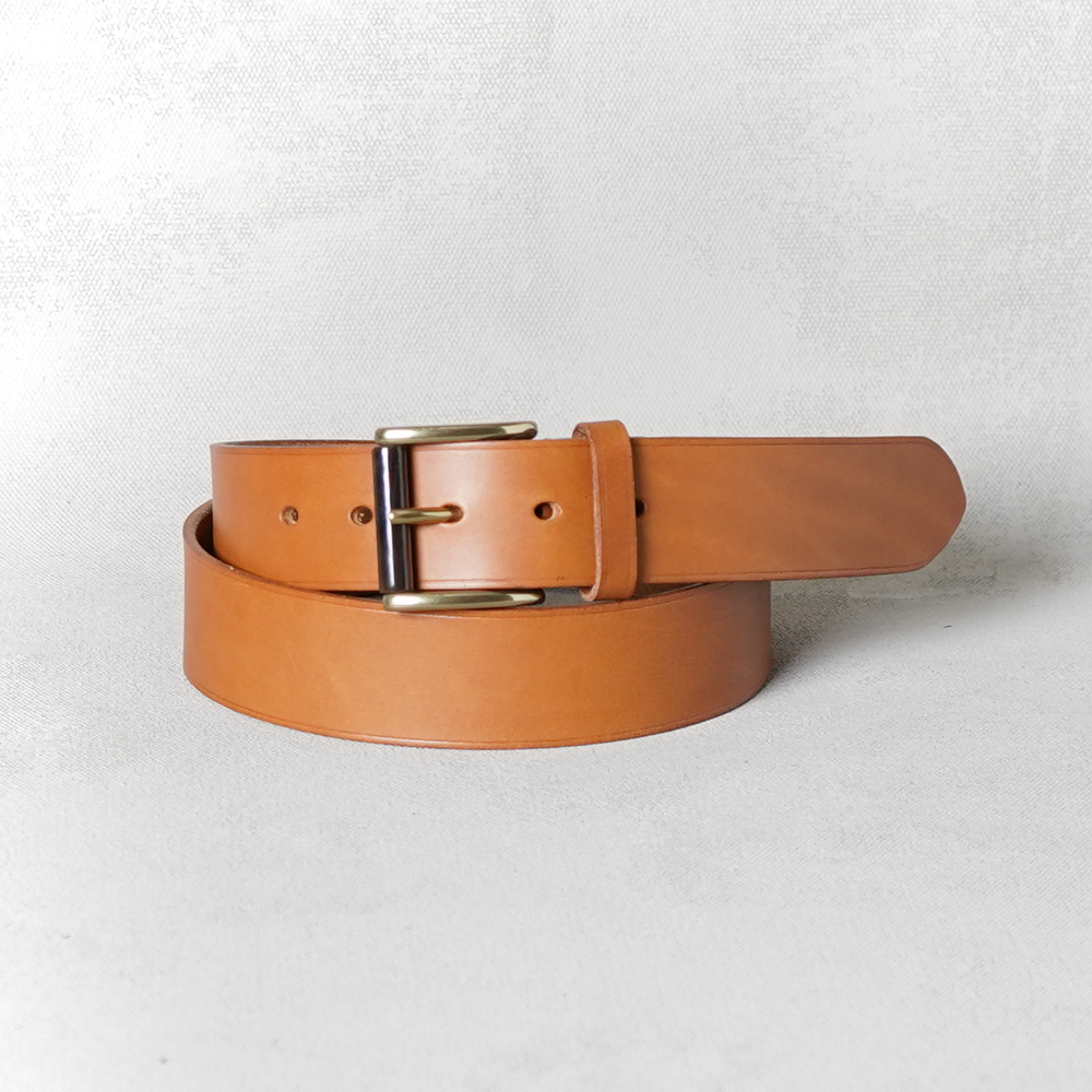 Tolbod Buckle, Fullgrain Belt, Cognac