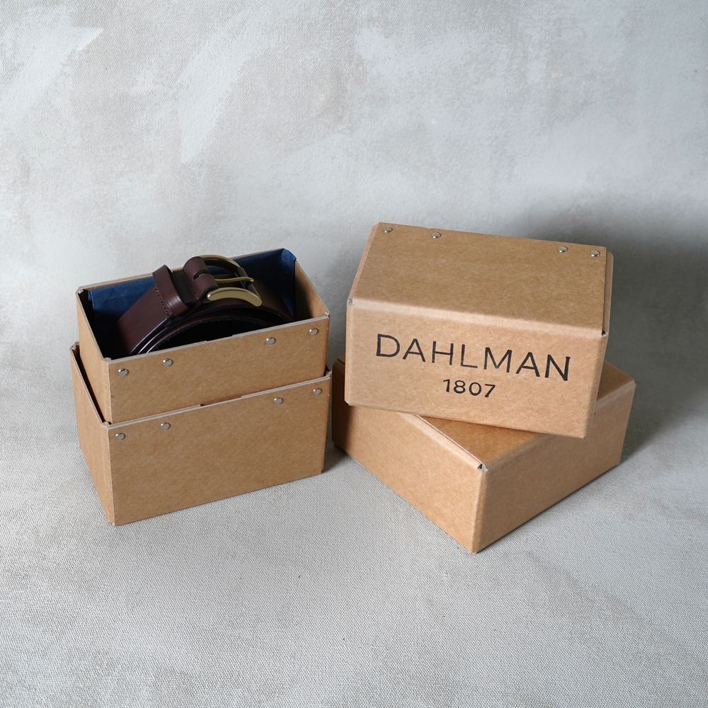 Tolbod Buckle, Fullgrain Belt, Dark Brown