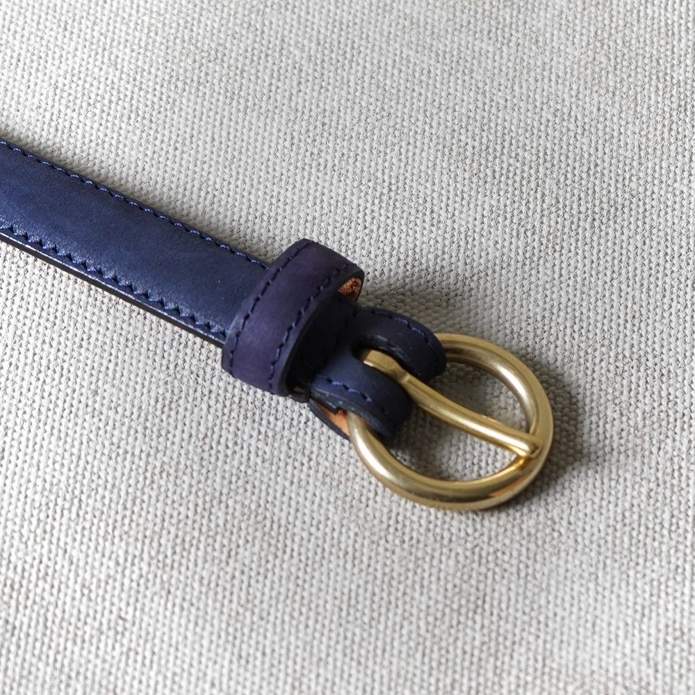 Lille Willemoes læderbælte, mørkebrun