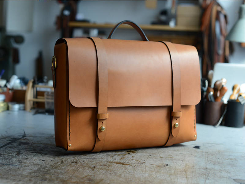 Men's Briefcase With Backpocket