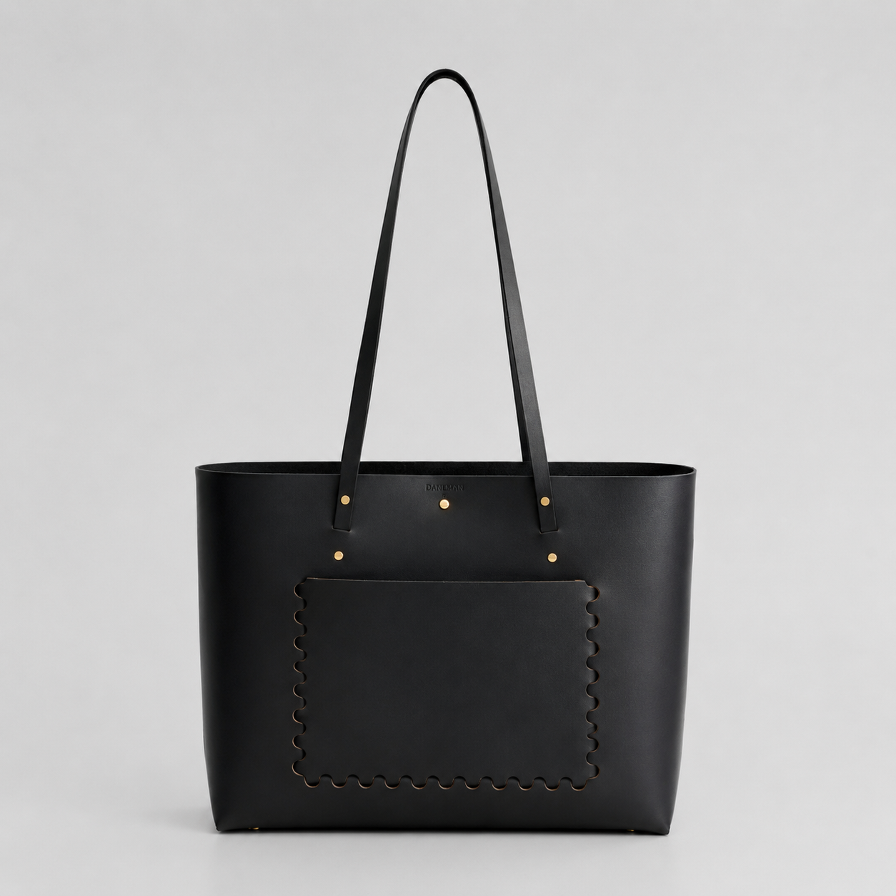 Large Braid Tote Bag, Black
