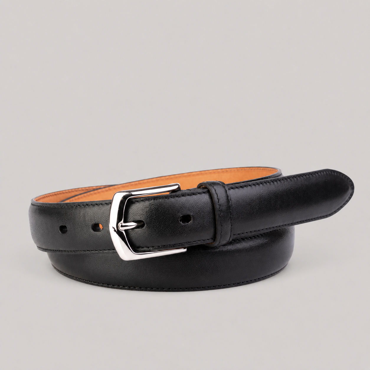 Layered Bremerholm Belt, Black