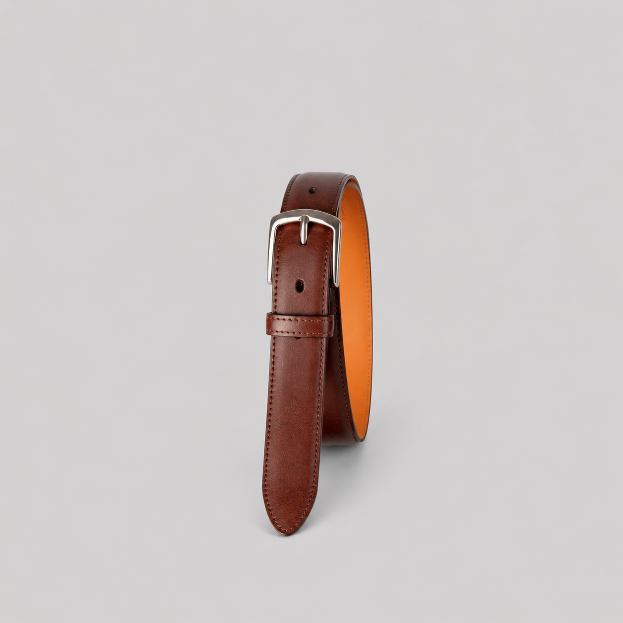 Layered Bremerholm Belt, Brown