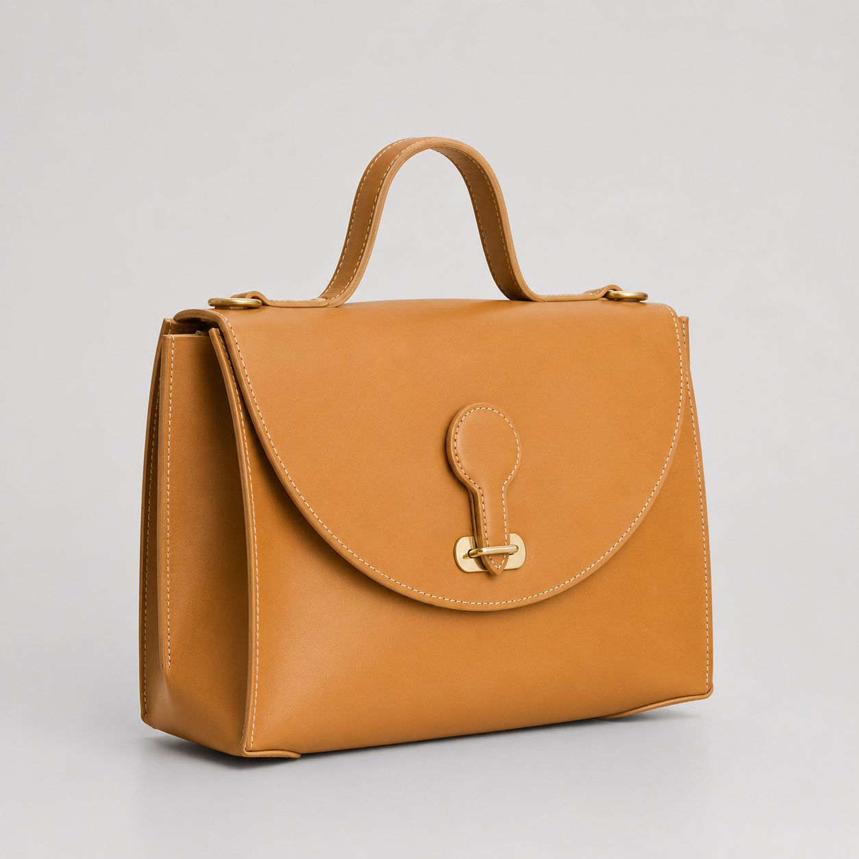 Large Arch Bag, Natural