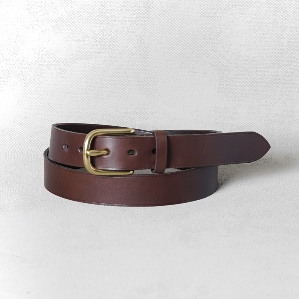 Harness buckle, Fullgrain Belt, Espresso