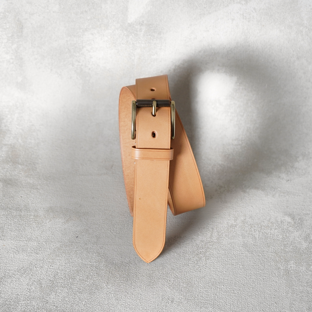 Tolbod Buckle, Fullgrain Belt, Tan