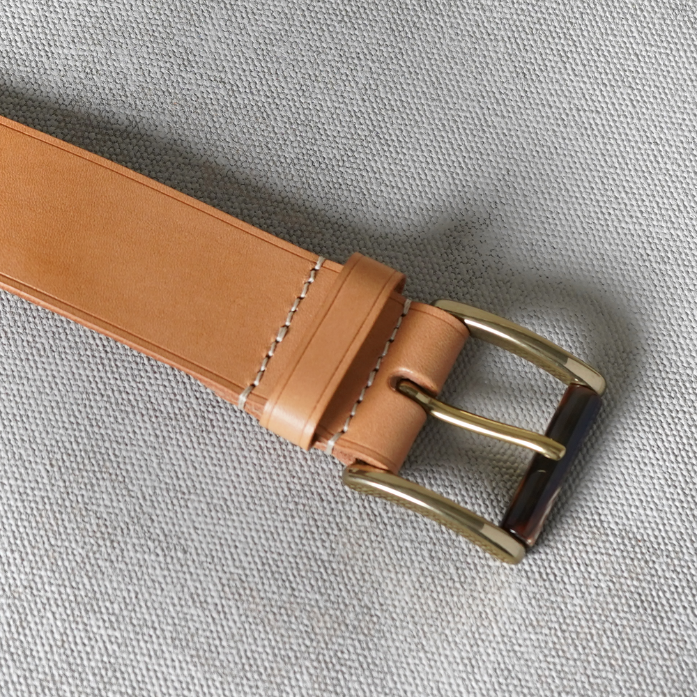 Tolbod Buckle, Fullgrain Belt, Tan