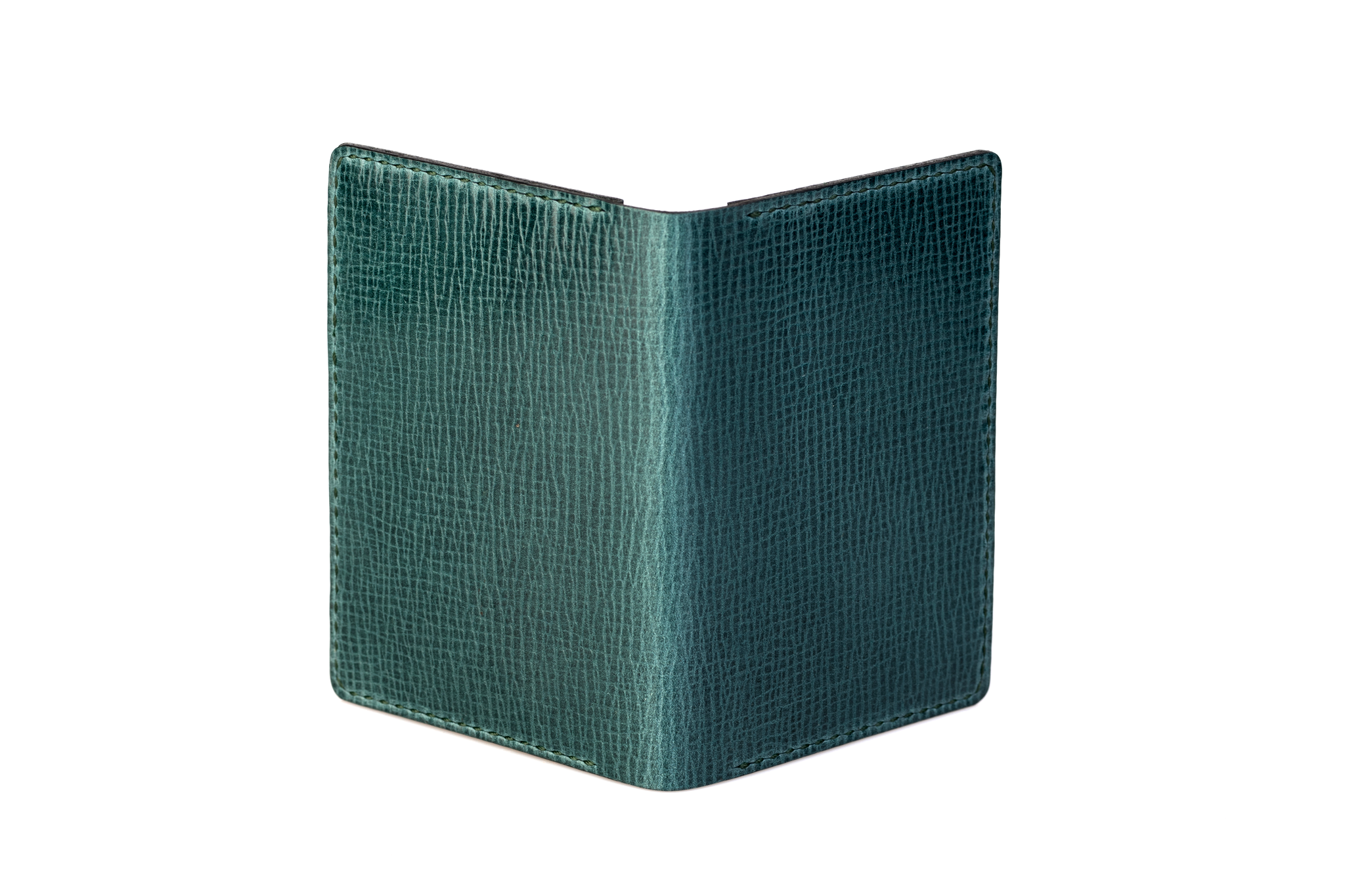 Bi-fold læderpund, sort